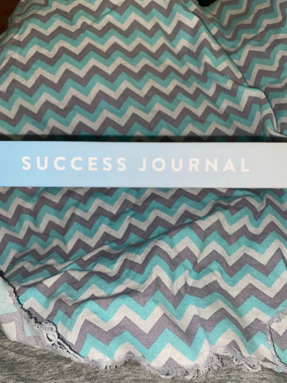 Barnes & Noble Light Blue Success Journal with Black Elastic